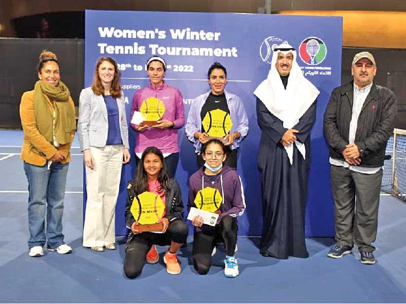 تتويج سارة بهبهاني بلقب بطولة التنس الشتويةn