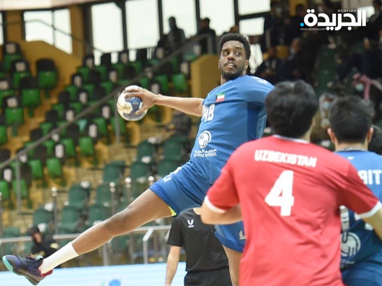 فواز مبارك مع أزرق اليد في البطولة الآسيوية