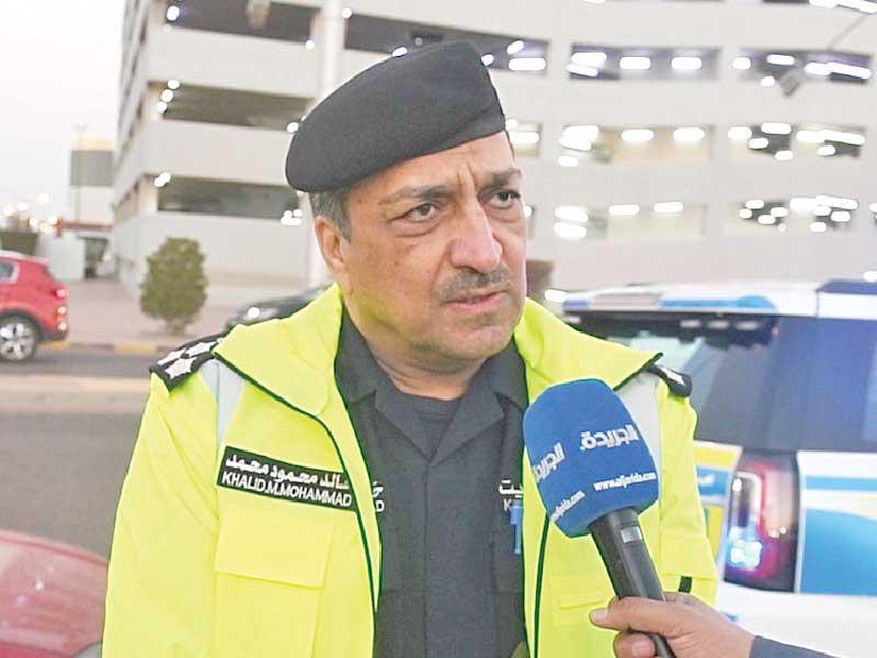 مساعد المدير العام للإدارة العامة للمرور لشؤون البحوث المرورية العميد خالد محمود