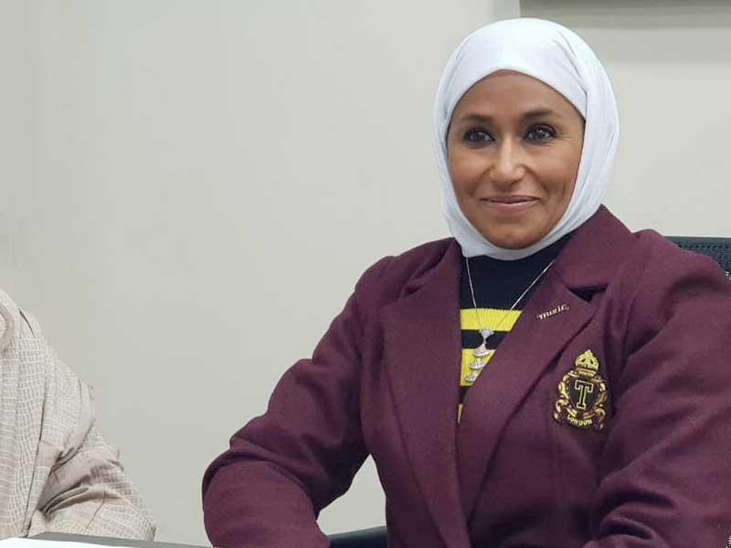 المدربة إيمان الحسينان 