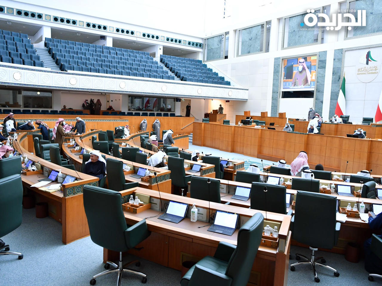 جانب من الجلسة اليوم