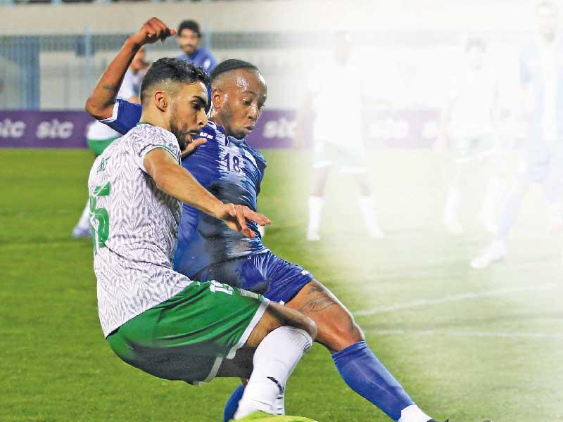 مباراة العربي والتضامن في منافسات كأس ولي العهد