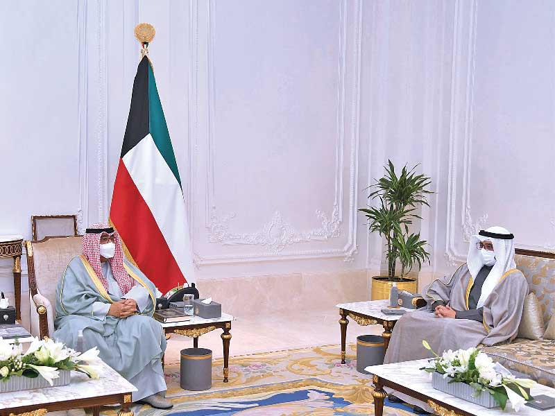 ولي العهد مستقبلاً الناصر أمس