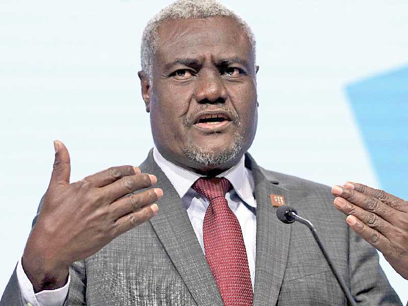  رئيس مفوضية الاتحاد الإفريقي موسى فكي