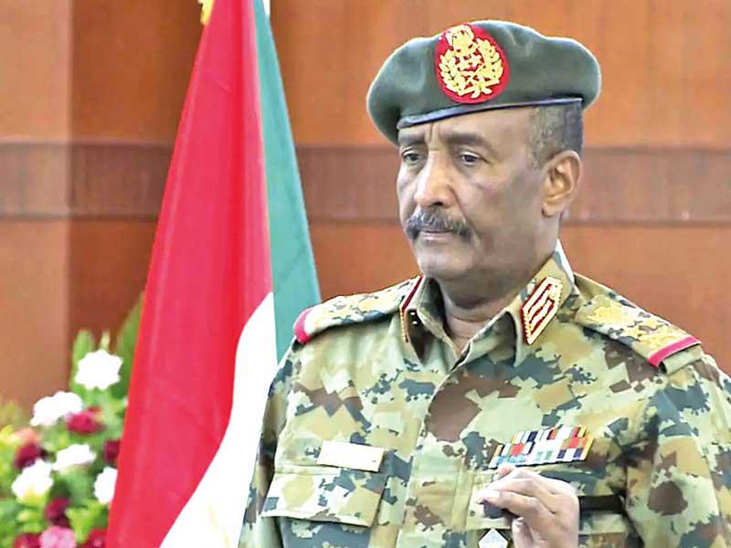  رئيس مجلس السيادة السوداني عبدالفتاح البرهان