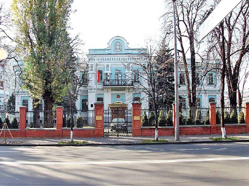 السفارة الصينية في العاصمة الأوكرانية كييف