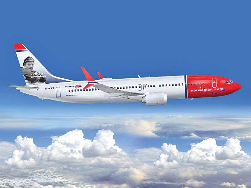 أحد طائرات شركة «نرويجيان»