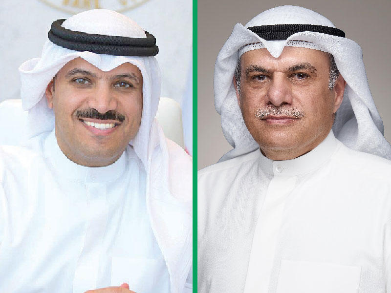  رئيس مجلس إدارة «المصارف» نائب رئيس مجلس الإدارة الرئيس التنفيذي لبنك بوبيان عادل الماجد -  محافظ «المركزي» د. محمد الهاشل