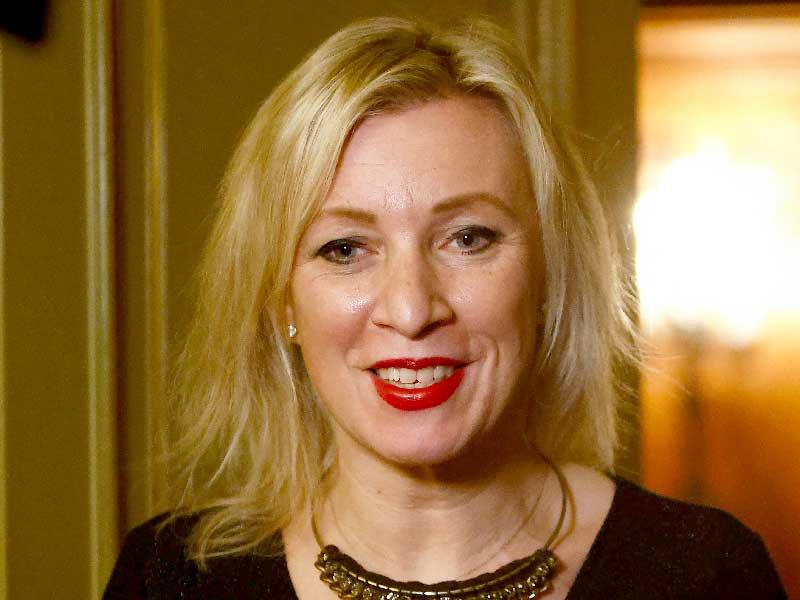 الناطقة باسم وزارة الخارجية الروسية ماريا زاخاروفا