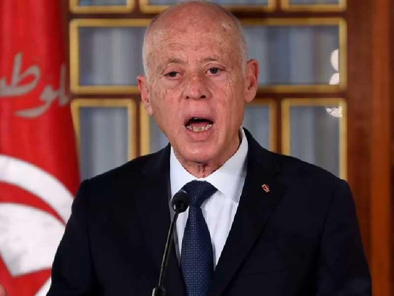 الرئيس التونسي قيس سعيّد 