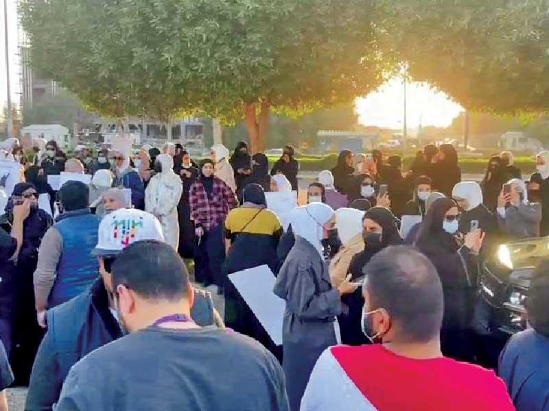 جانب من الوقفة اليومn