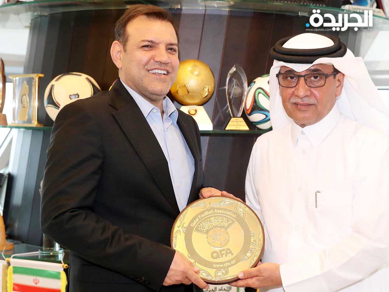 رئيس الاتحاد الإيراني لكرة القدم شهاب الدين عزيزي