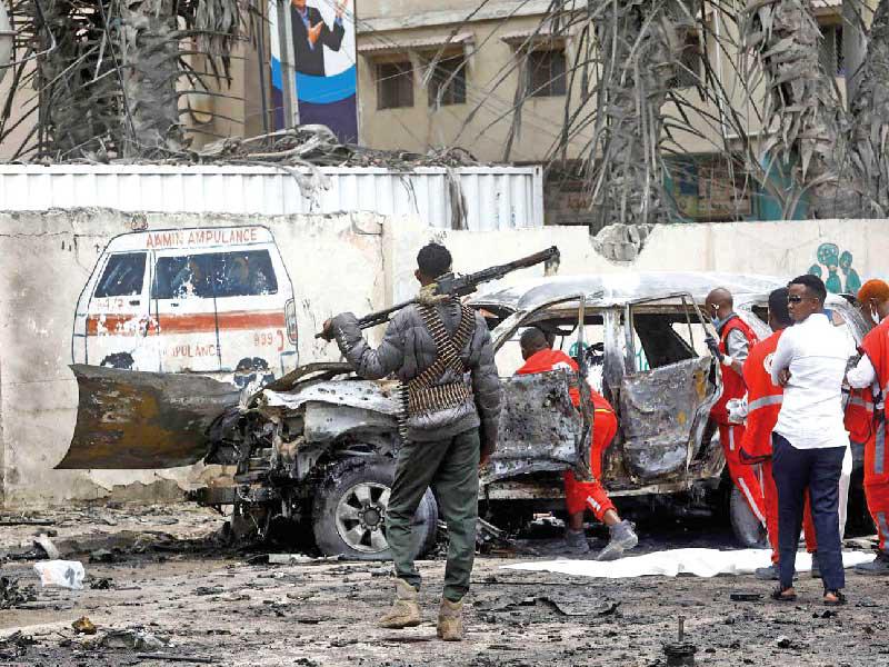 مقتل 16 بتفجير انتحاري في الصومال