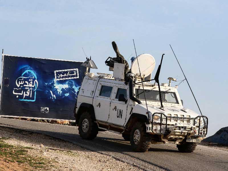 مركبة عسكرية تابعة لقوات الأمم المتحدة المؤقتة في لبنان (اليونيفيل)