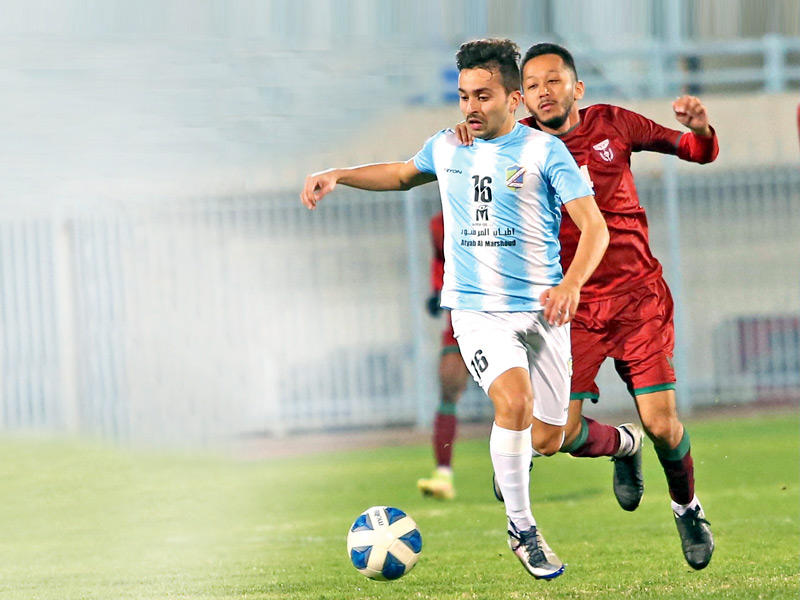 النصر والسالمية في لقاء سابق