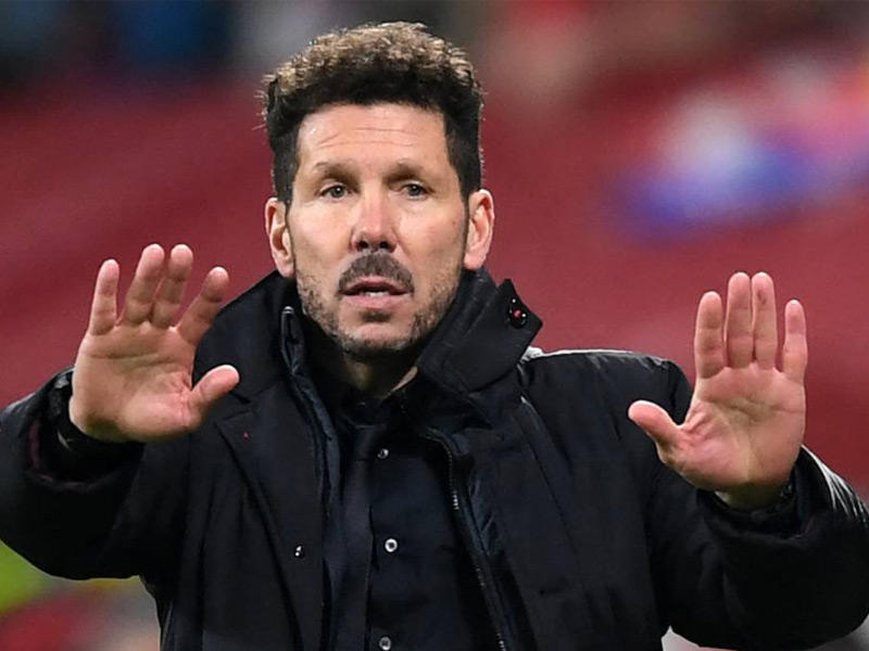 المدير الفني لأتلتيكو مدريد الأرجنتيني دييغو سيميوني