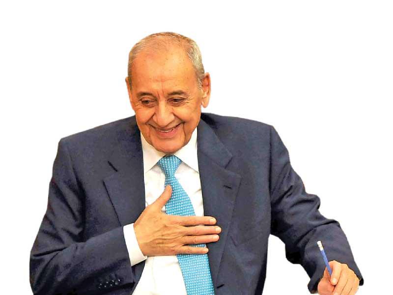 ئيس مجلس النواب البناني نبيه بري