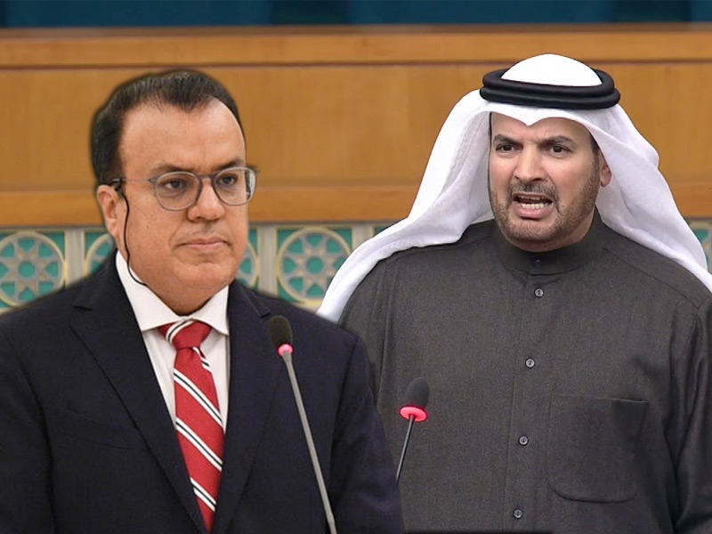  النائب حمدان العازمي - وزير الصحة  د. خالد السعيد