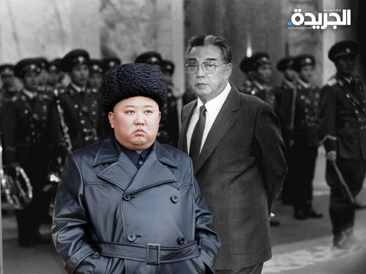 كيم جونغ أون وجده المؤسس كيم إيل سونغ