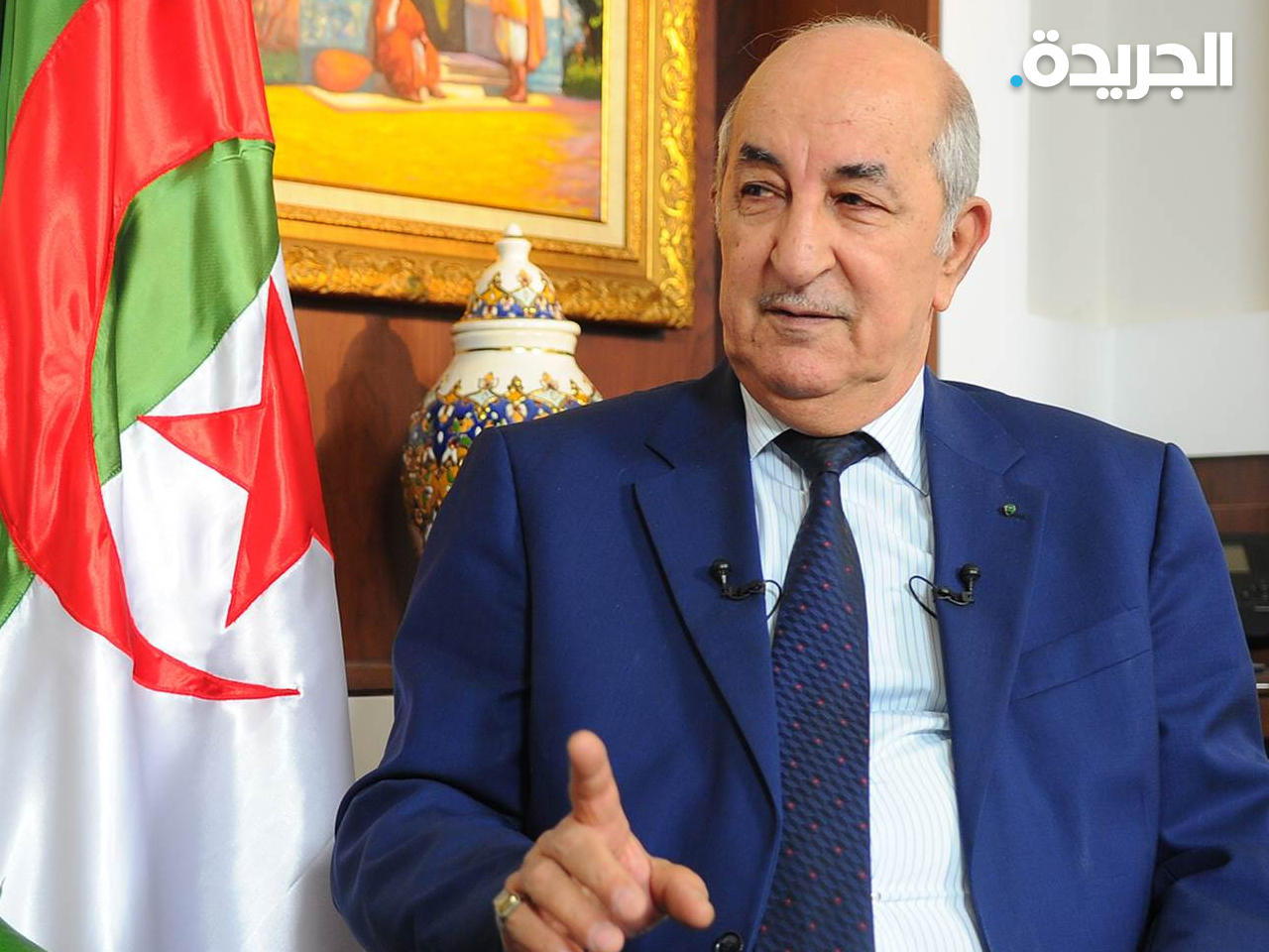 الرئيس الجزائري عبد المجيد تبون