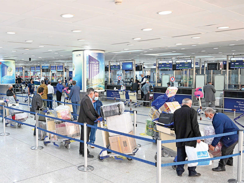 ازدحام الحركة في المطار (أرشيف)