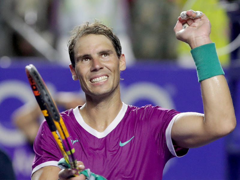  نجم التنس الإسباني رافائيل نادال