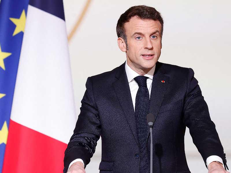 الرئيس الفرنسي، إيمانويل ماكرون
