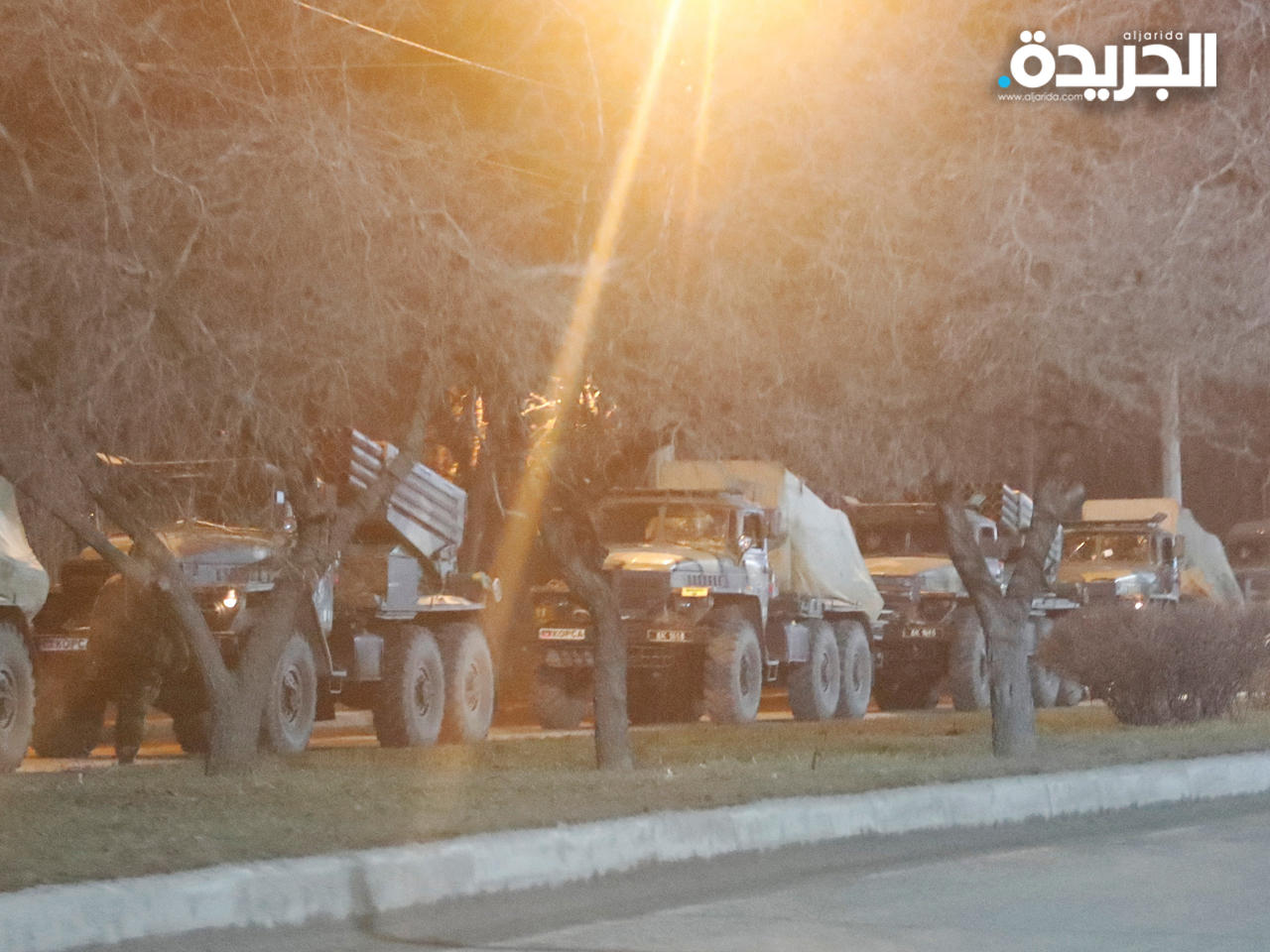 القوات البرية الروسية تدخل أوكرانيا