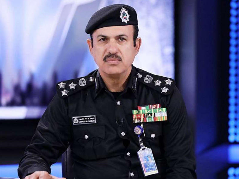 المدير العام للإدارة العامة للعلاقات العامة والإعلام الأمني بوزارة الداخلية العميد توحيد الكندري