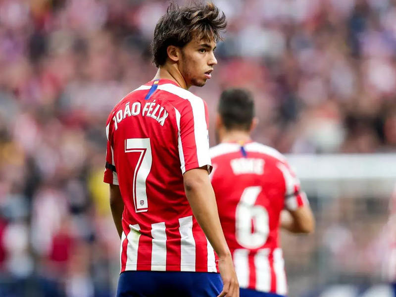 مهاجم أتليتكو مدريد  البرتغالي جواو فيليكس