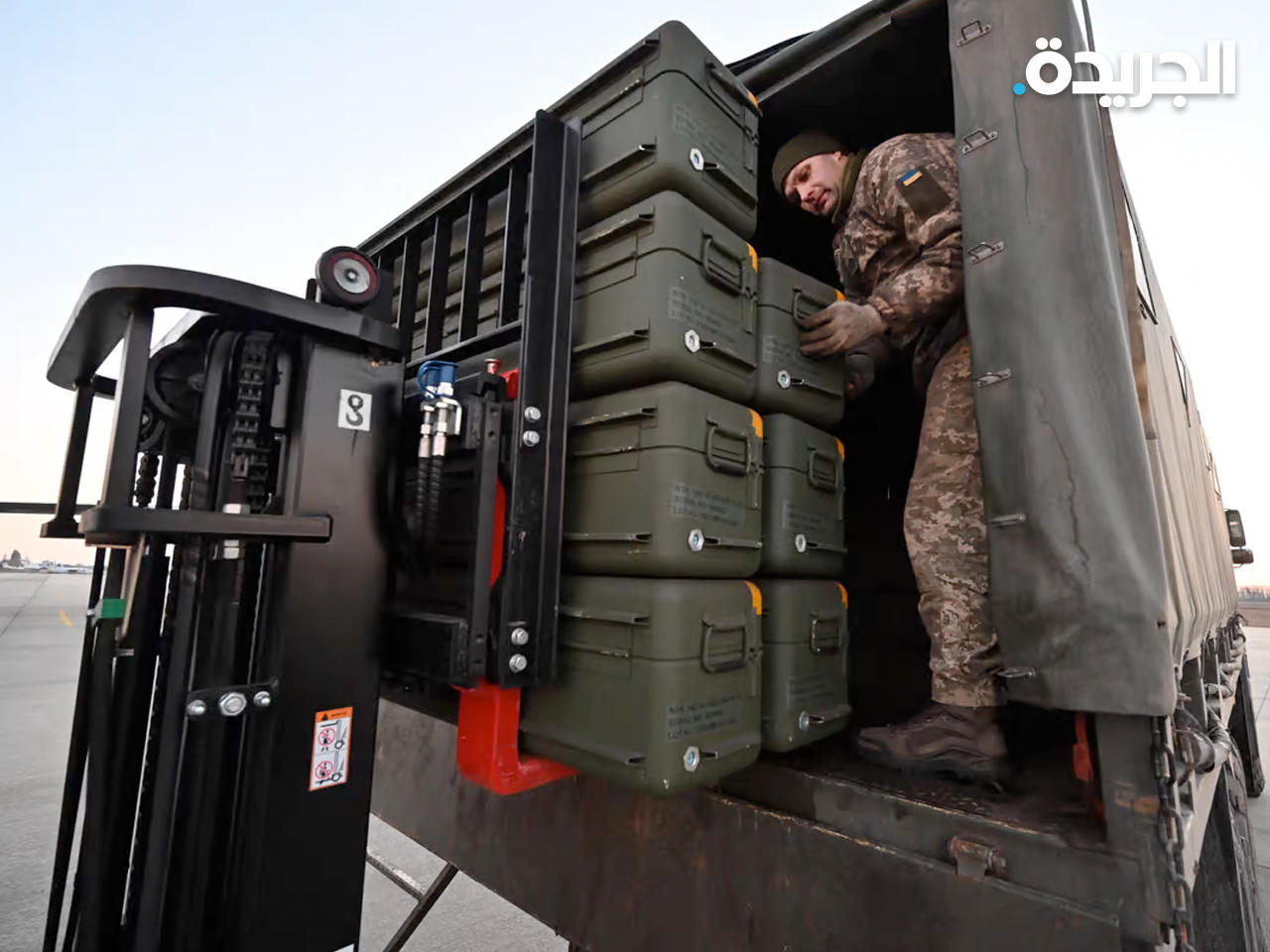 شحن مساعدات عسكرية من ليتوانيا إلى مطار بوريسبيل في كييف