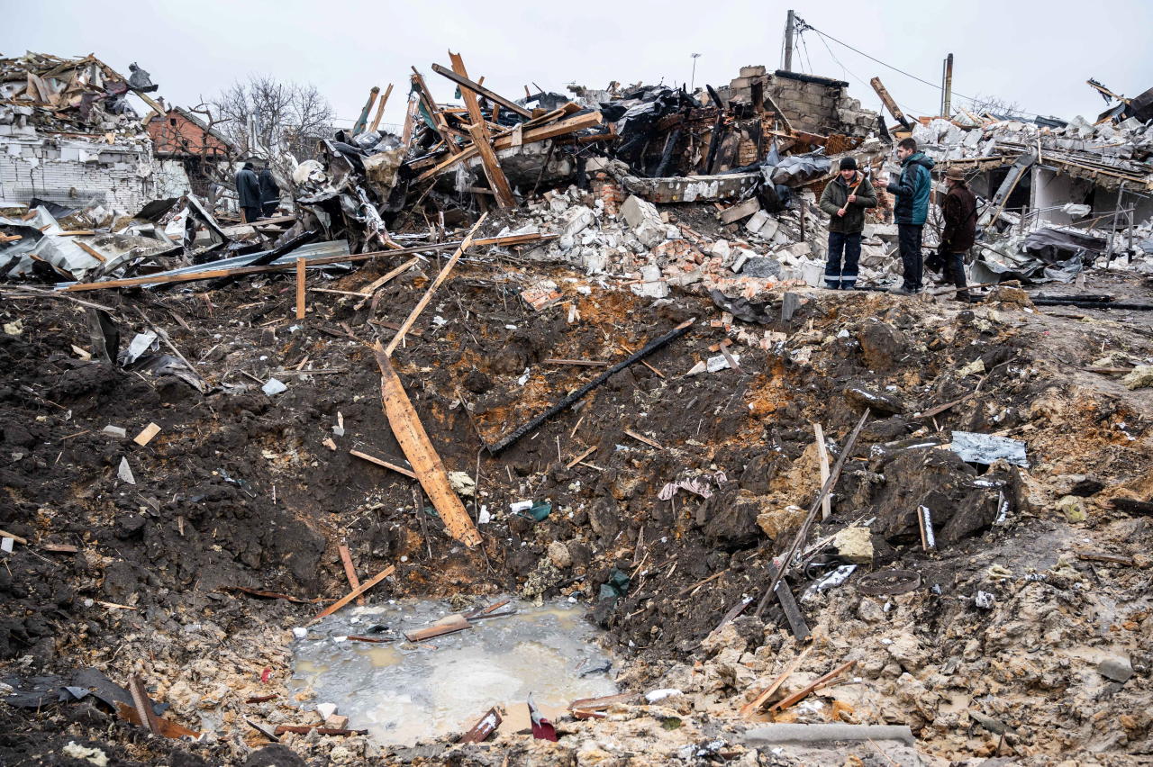 أثار دمار العزو الروسي على أوكرانيا