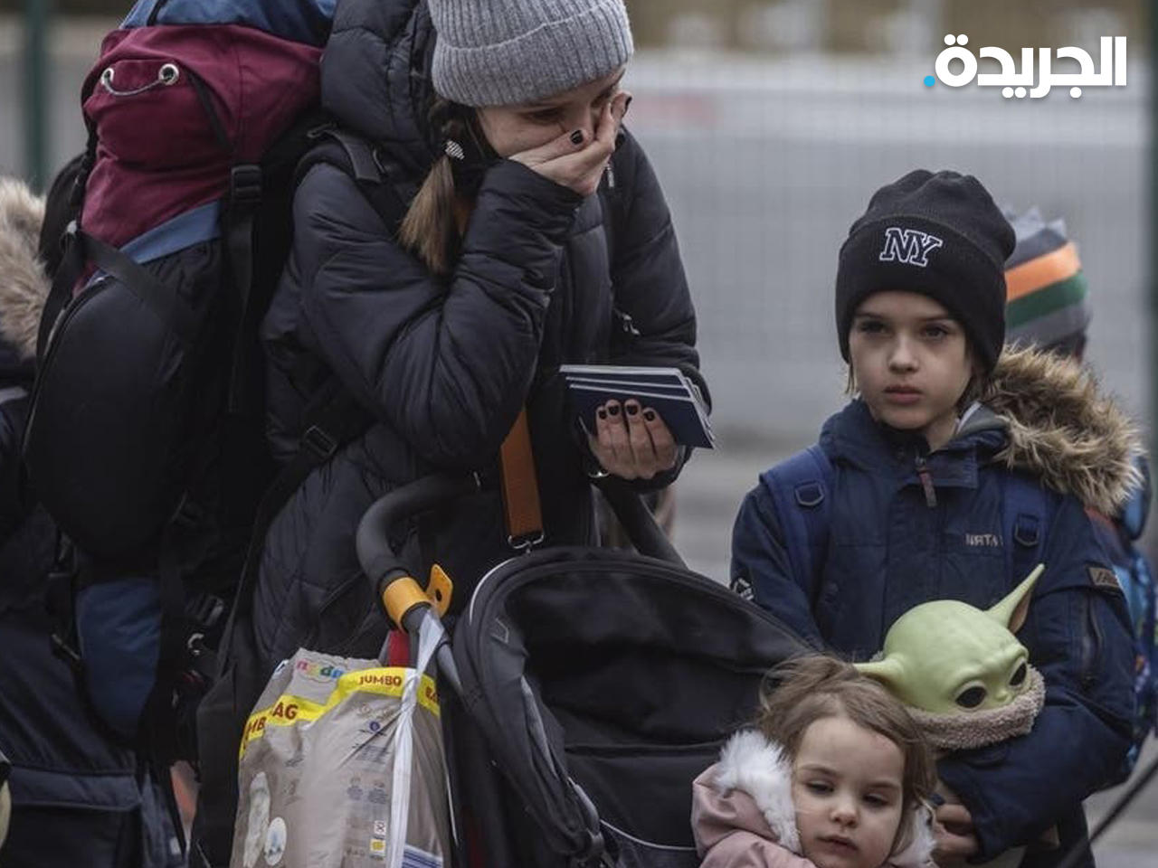 نازحون من أوكرانيا إلى البلدان المجاورة