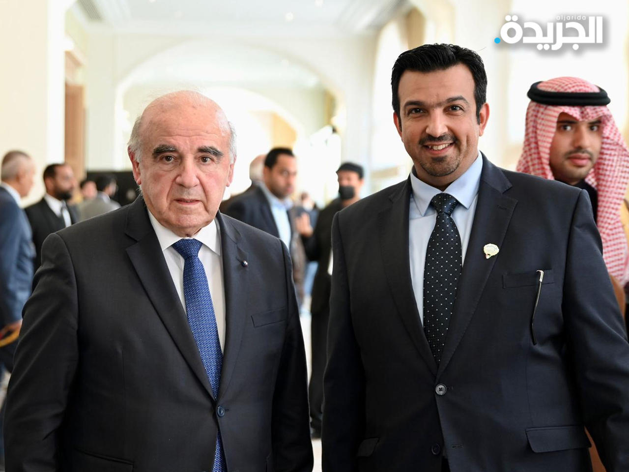 الرئيس المالطي وعبدالرحمن خالد البابطين