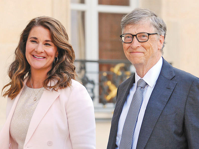 الملياردير الأميركي بيل غيتس وطليقته