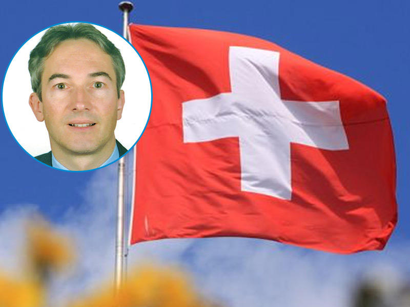  السفير السويسري المنتهية ولايته لدى البلاد د. بنيديكت غوبلر