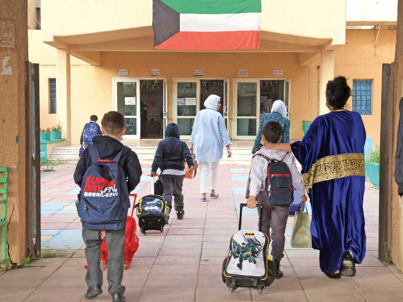 انطلاق الفصل الدراسي الثاني أمس