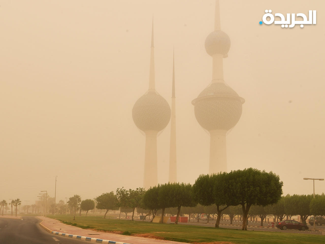 موجة غبار تستمر 6 ساعات تقل معها الرؤية الأفقية 