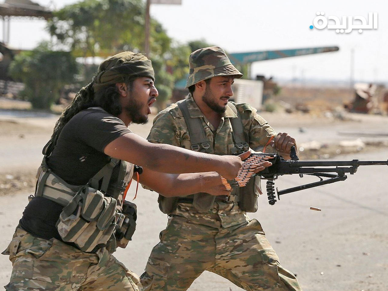 مقاتلون مسلحون في سورية