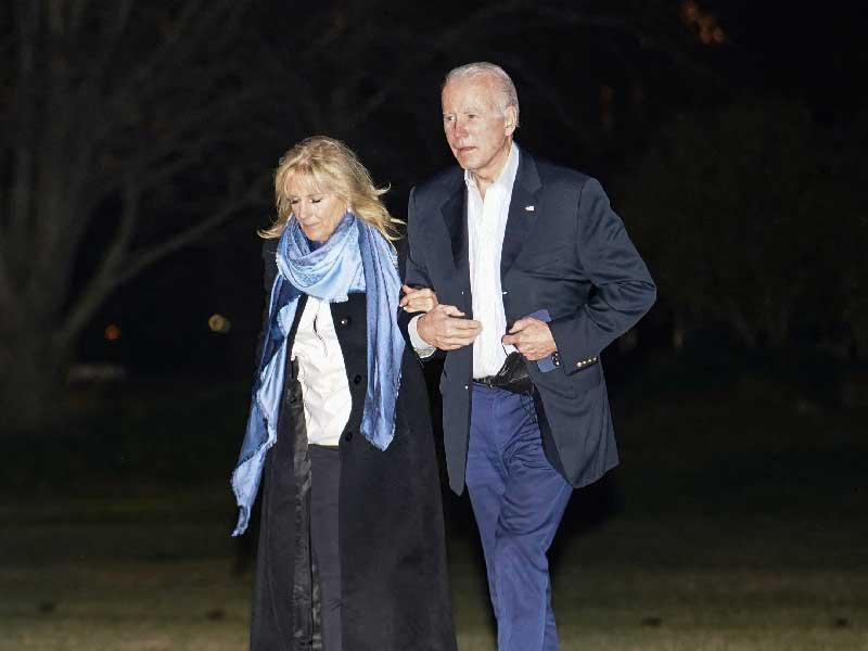 الرئيس جو بايدن وزوجتة
