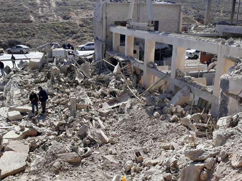 قصف إسرائيلي قرب دمشق