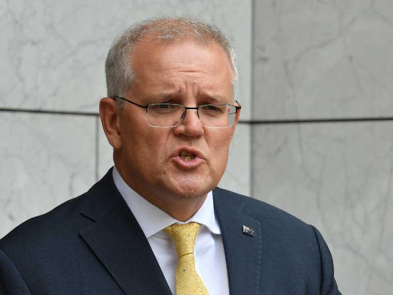 رئيس الوزراء الأسترالي، سكوت موريسون