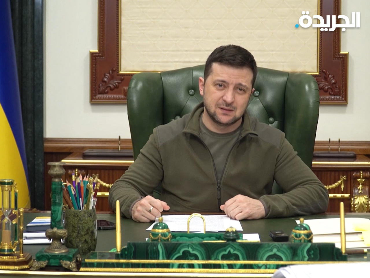 الرئيس الأوكراني فولوديمير زيلينسكي