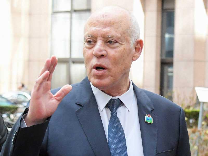 الرئيس التونسي قيس سعيّد