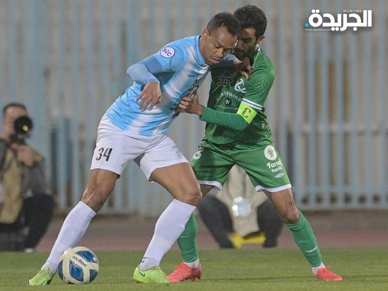 جانب من مباراة العربي والسالمية