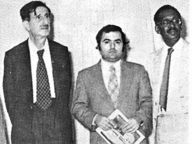 الراحلان الخطيب وجنبلاط وبينهما قبيسي