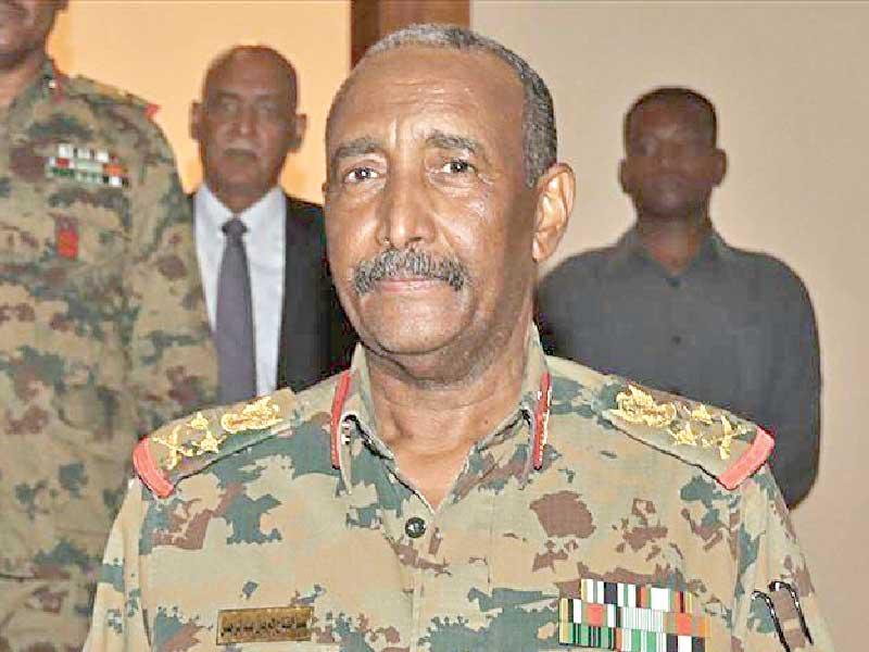 رئيس مجلس السيادة الانتقالي عبدالفتاح البرهان