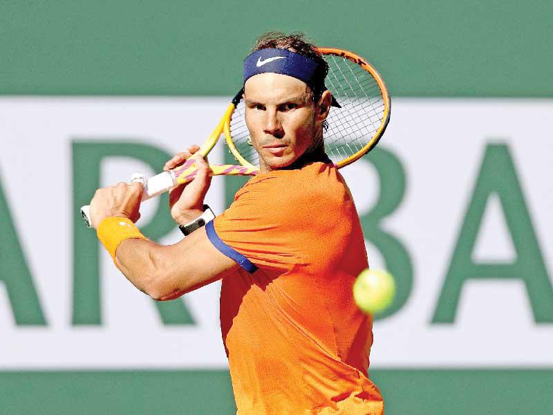 لاعب التنس الإسباني رافائيل نادال 