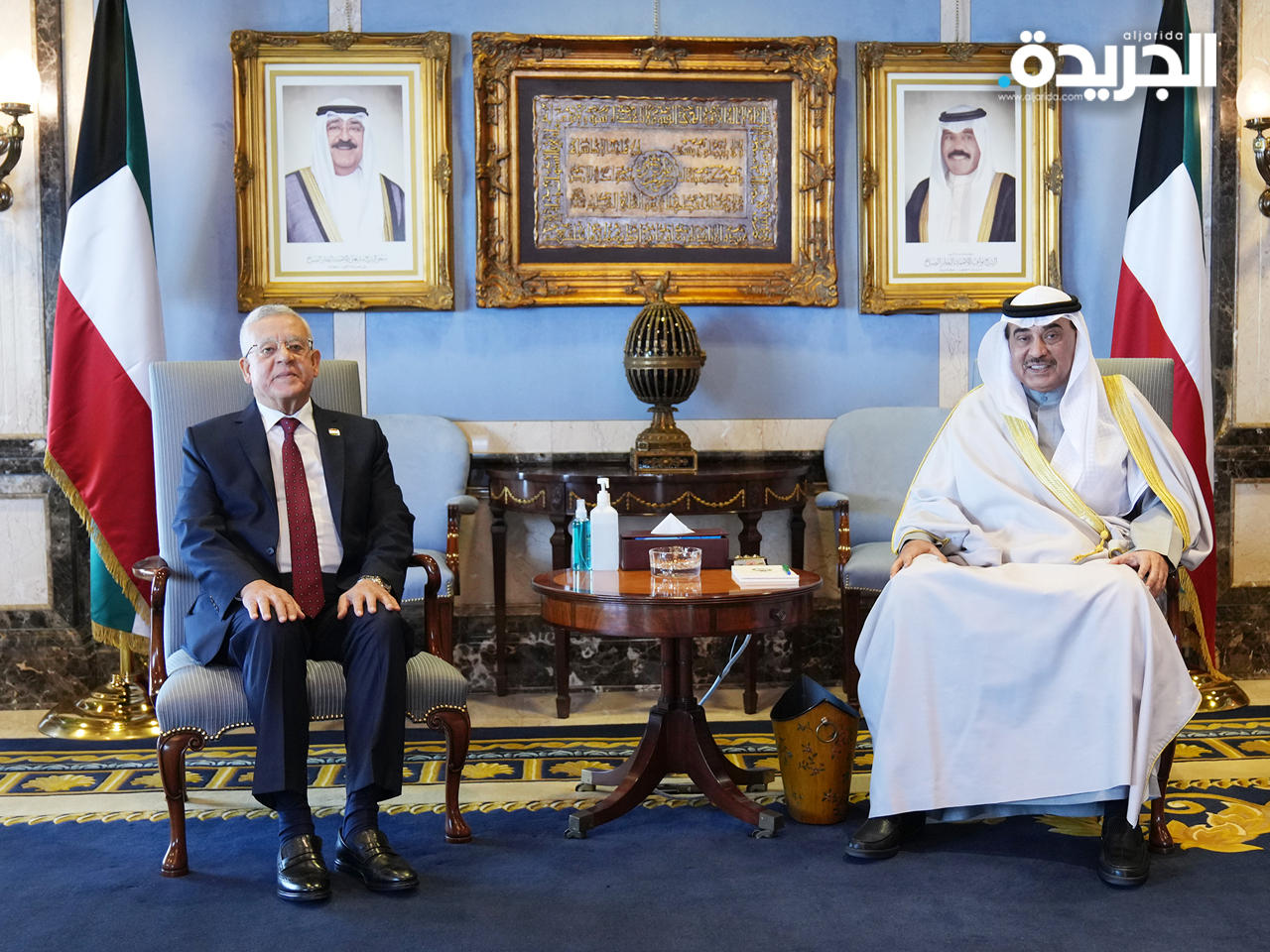 الخالد يستقبل رئيس مجلس النواب المصري