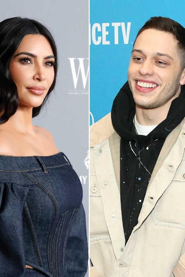 الممثل الأميركي بيت ديفيدسون - نجمة تليفزيون الواقع كيم كارداشيان